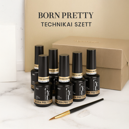 Born Pretty PRO - Technikai szett - 6x15 ml  (prep/primer/base/top/matt/remover)