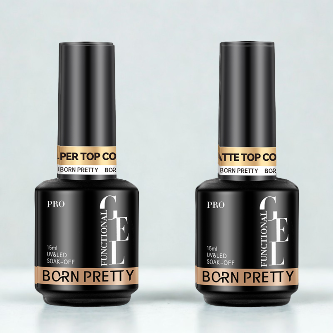 Born Pretty PRO - 2 x 8in1 Glue és Base gél - 2x15 ml