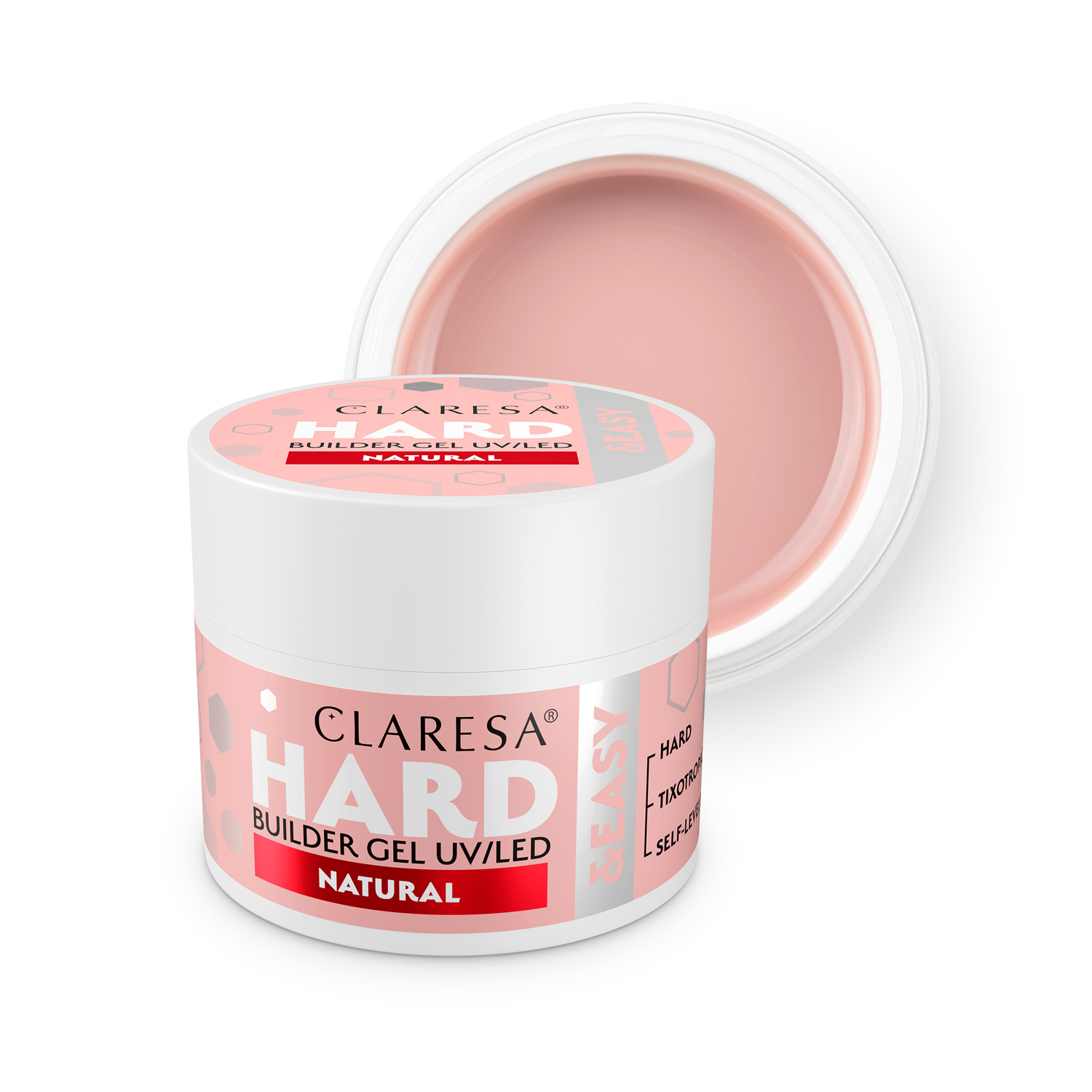 CLARESA Hard&Easy Builder Gél 12g - Natural