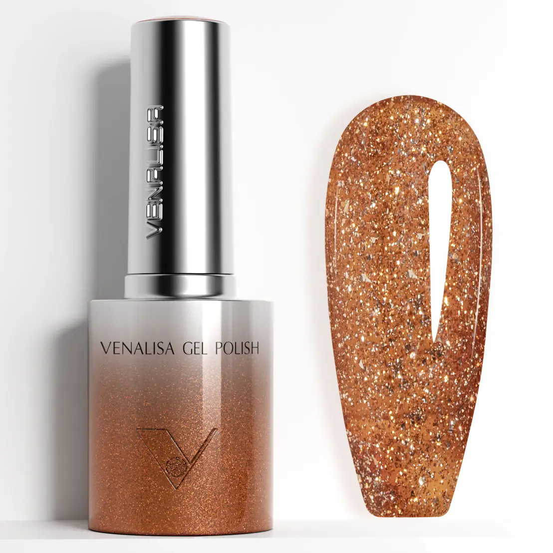 Venalisa UV/LED Gél Lakk 10 ml No.5605 - Glitter Gel