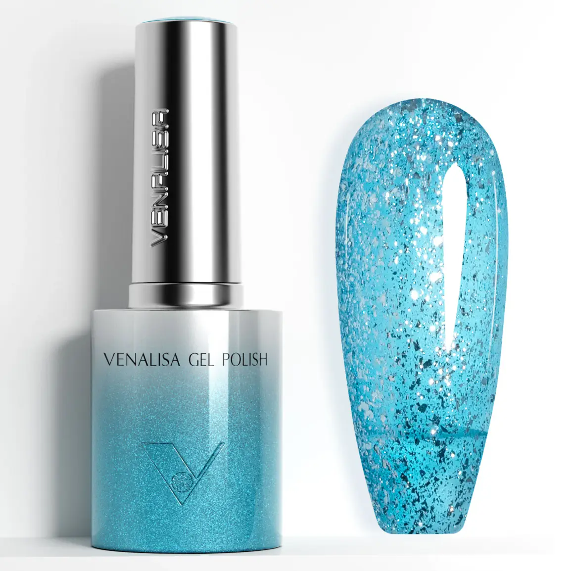 Venalisa UV/LED Gél Lakk 10 ml No.5615 - Glitter Gel