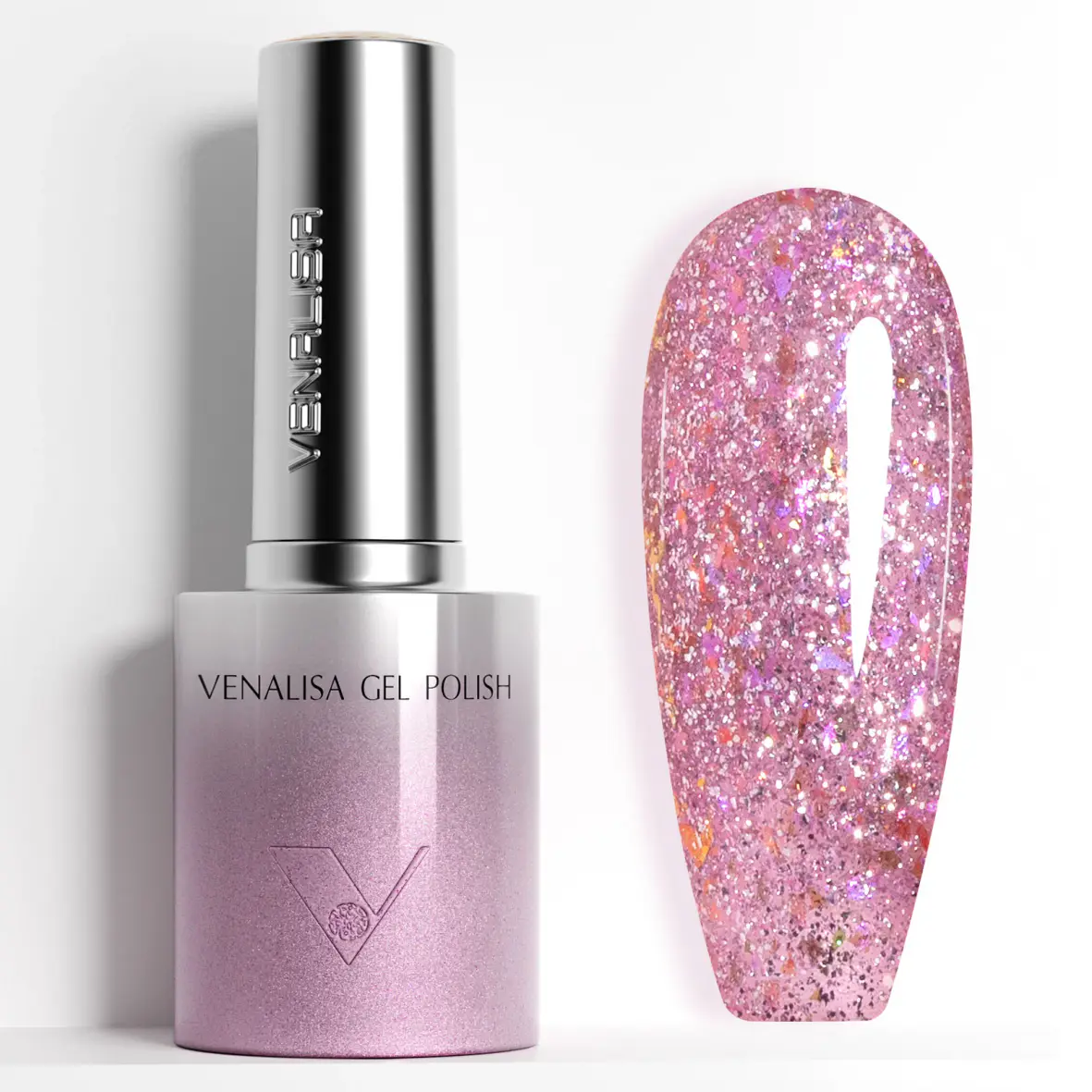 Venalisa UV/LED Gél Lakk 10 ml No.5625 - Glitter Gel