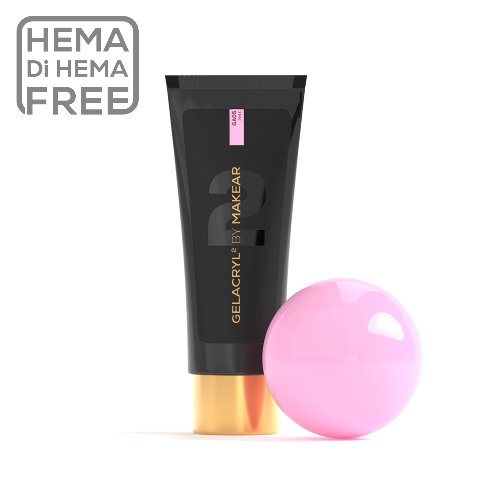 MAKEAR Poly Gel 30g - Gelacryl2 - GA05 - Pink