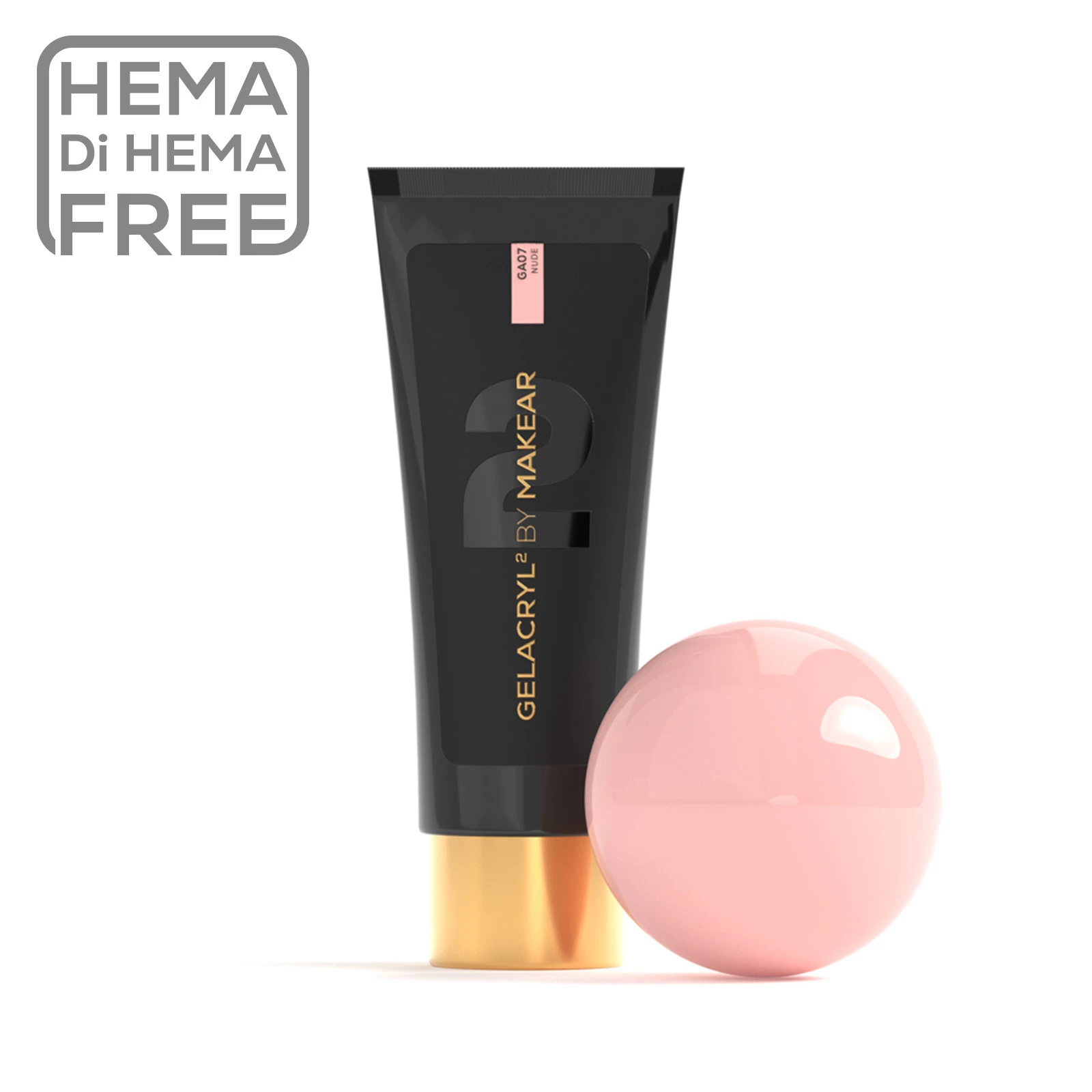 MAKEAR Poly Gel 60g - Gelacryl2 - GA07 Nude