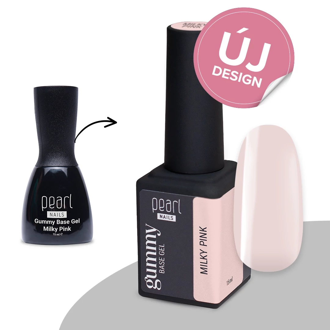 Pearl Nails Gummy Base Gel 15ml - Milky Pink