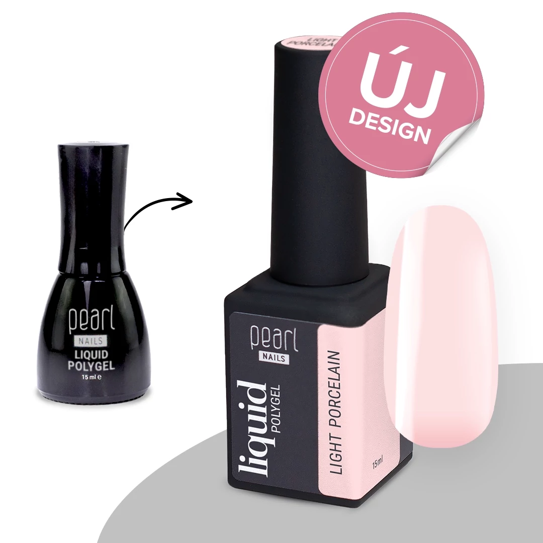 Pearl Nails Liquid PolyGel 15ml - Light Porcelain