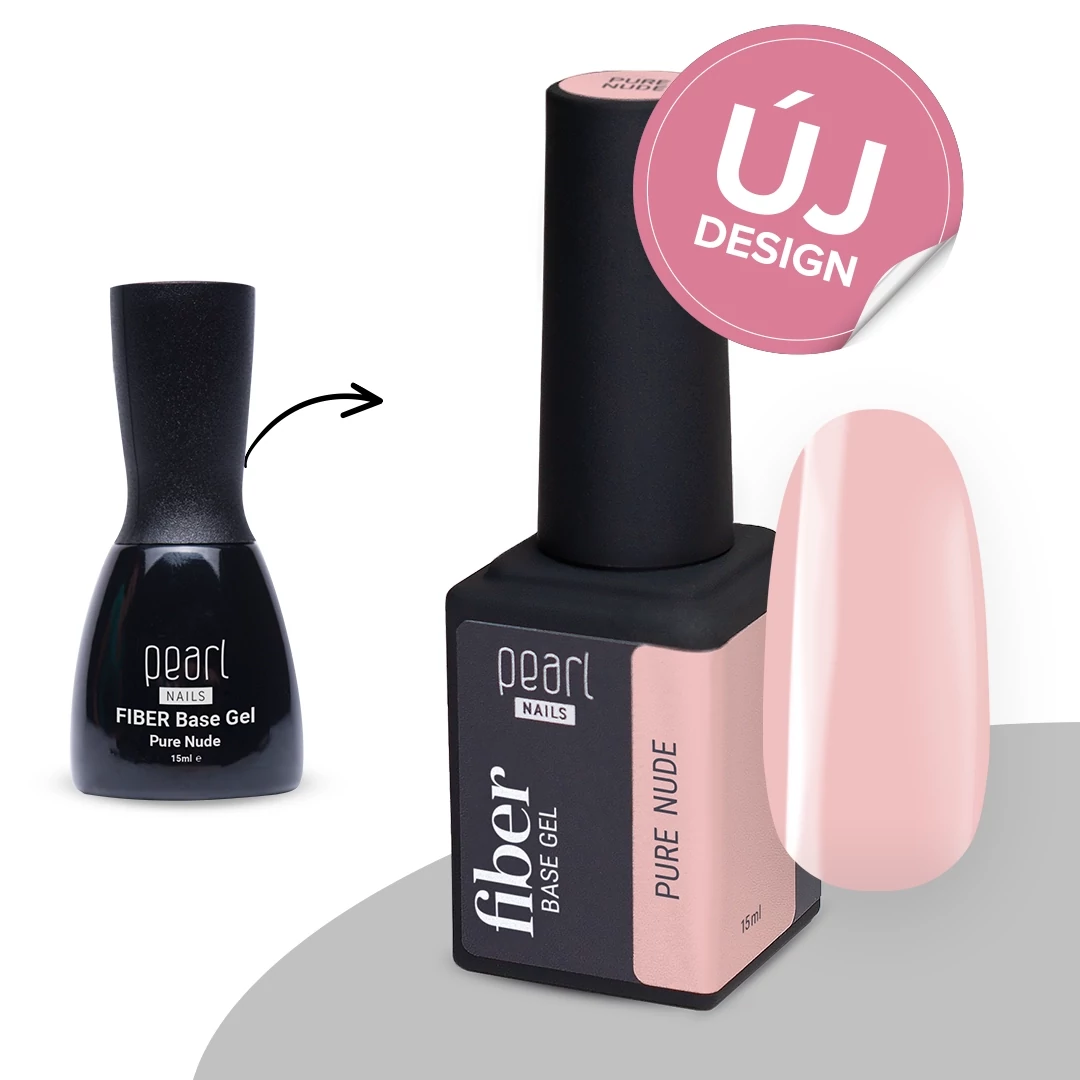 Pearl Nails Fiber Base Gel 15ml - Pure Nude