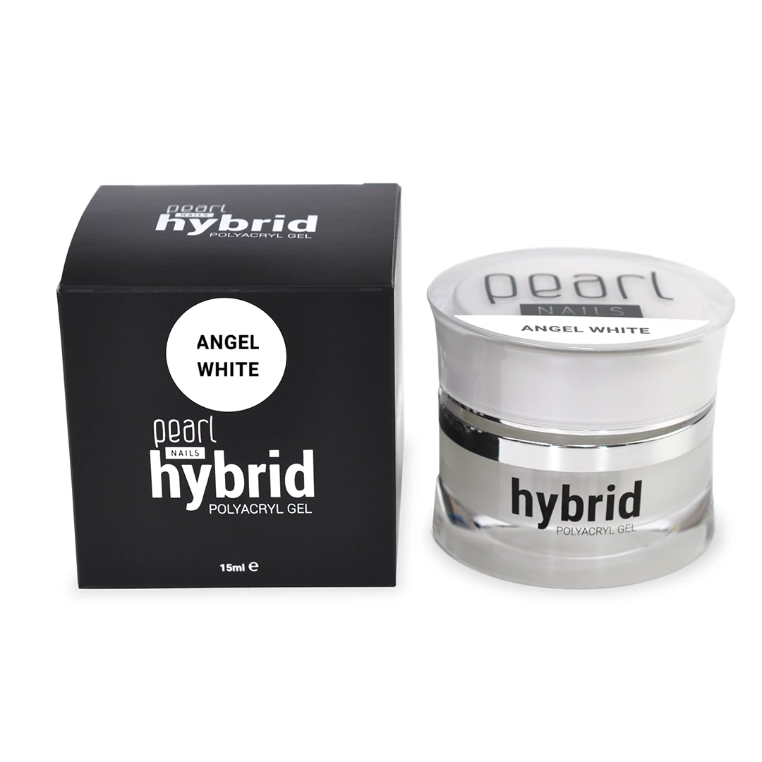 Pearl Nails Hybrid PolyAcryl Gel 15ml - Angel White