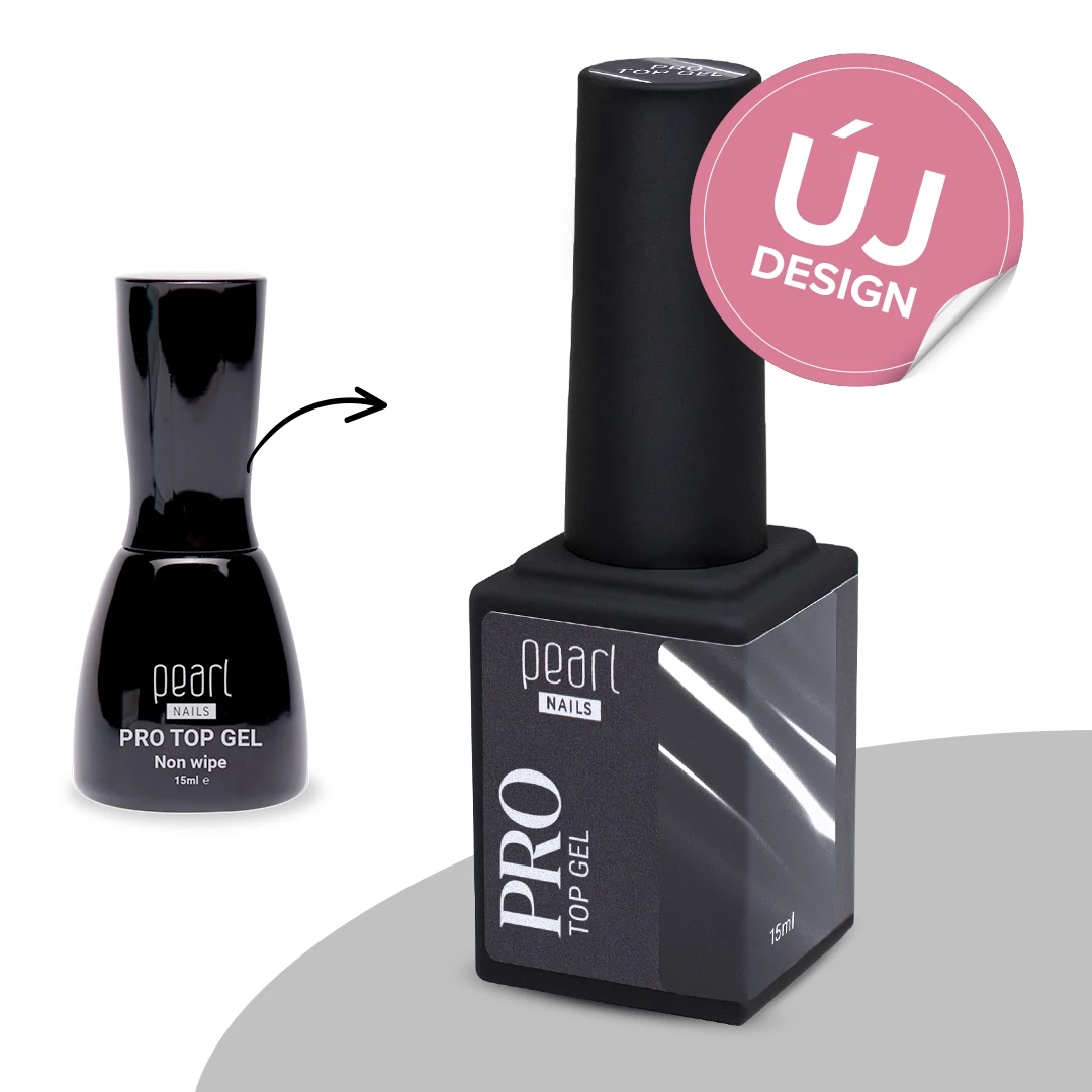 Pearl Nails PRO Top Gel 15 ml - fixálásmentes fényzselé
