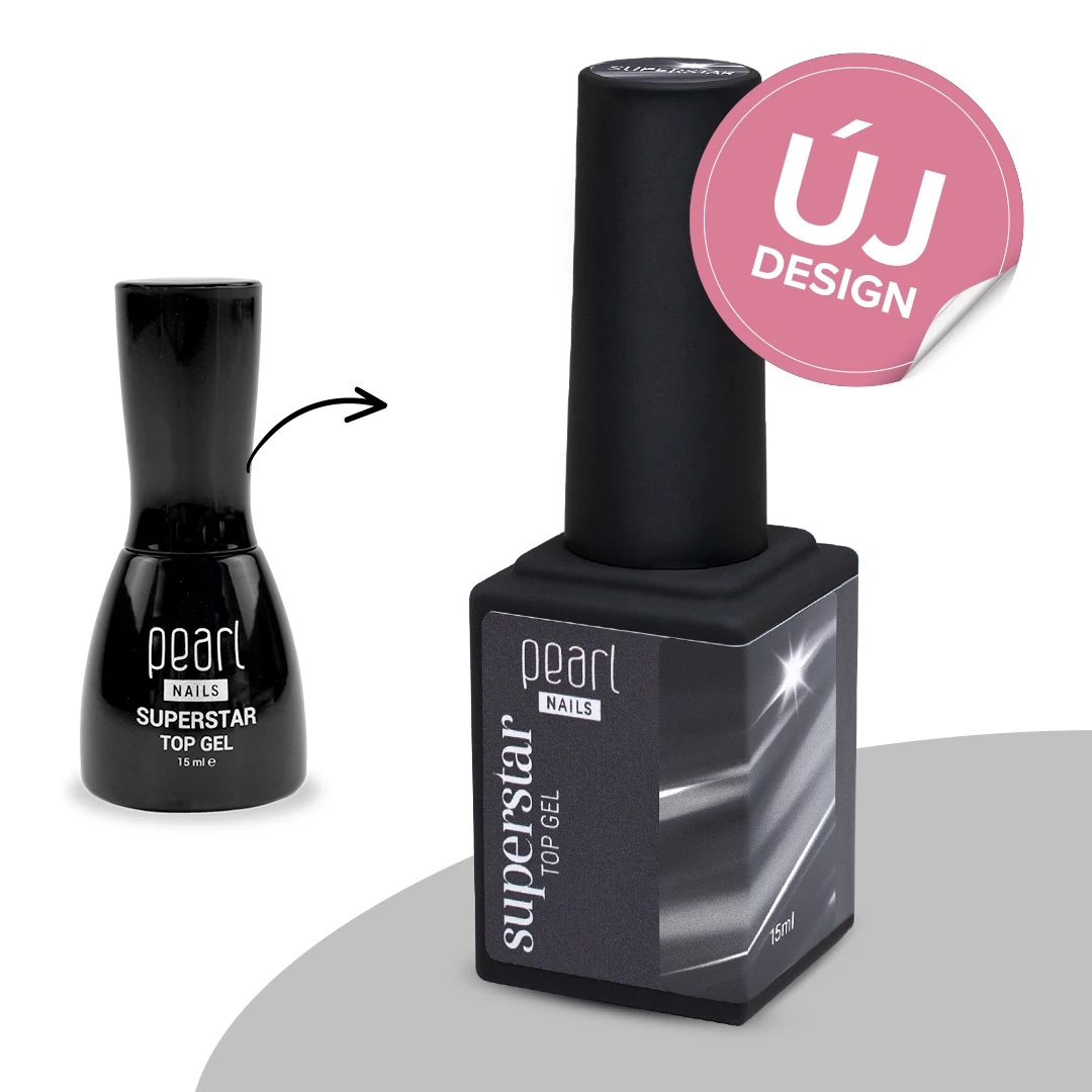 Pearl Nails Superstar Top Gel 15 ml - fixálásmentes fényzselé
