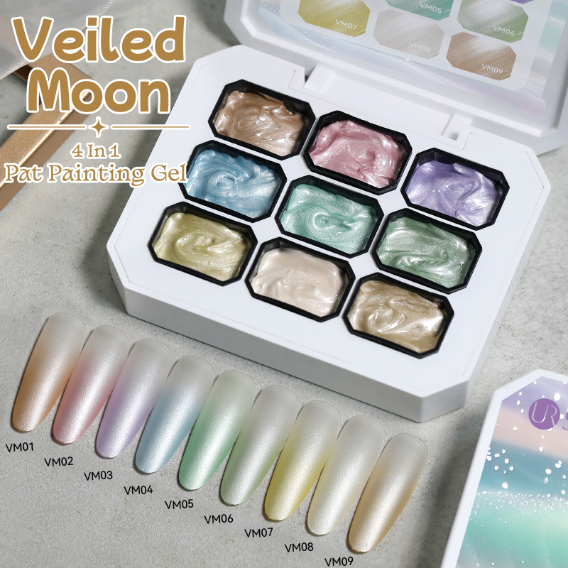 BORN PRETTY 4in1 festőzselé paletta - No.L06 - Veiled Moon