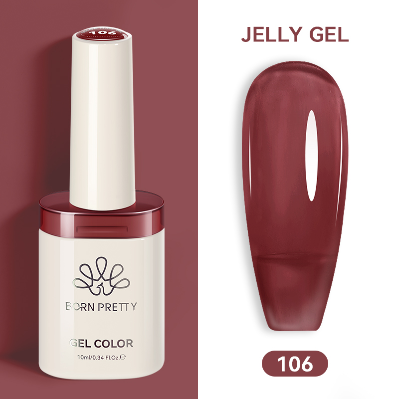 Born Pretty TERRA UV/LED gél lakk 10 ml - No.106 - Hema-Free