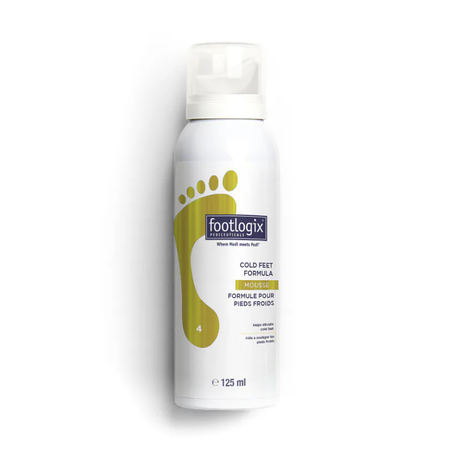 Footlogix Cold Feet Ápoló Habformula Hideg Lábakra 125ml