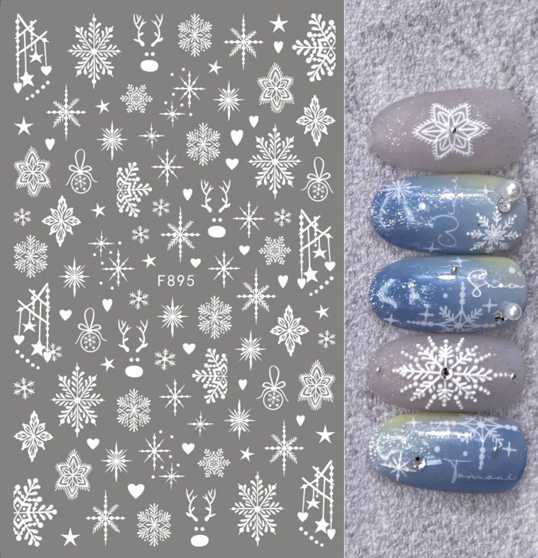 Köröm matrica 3D-s No.F895-27