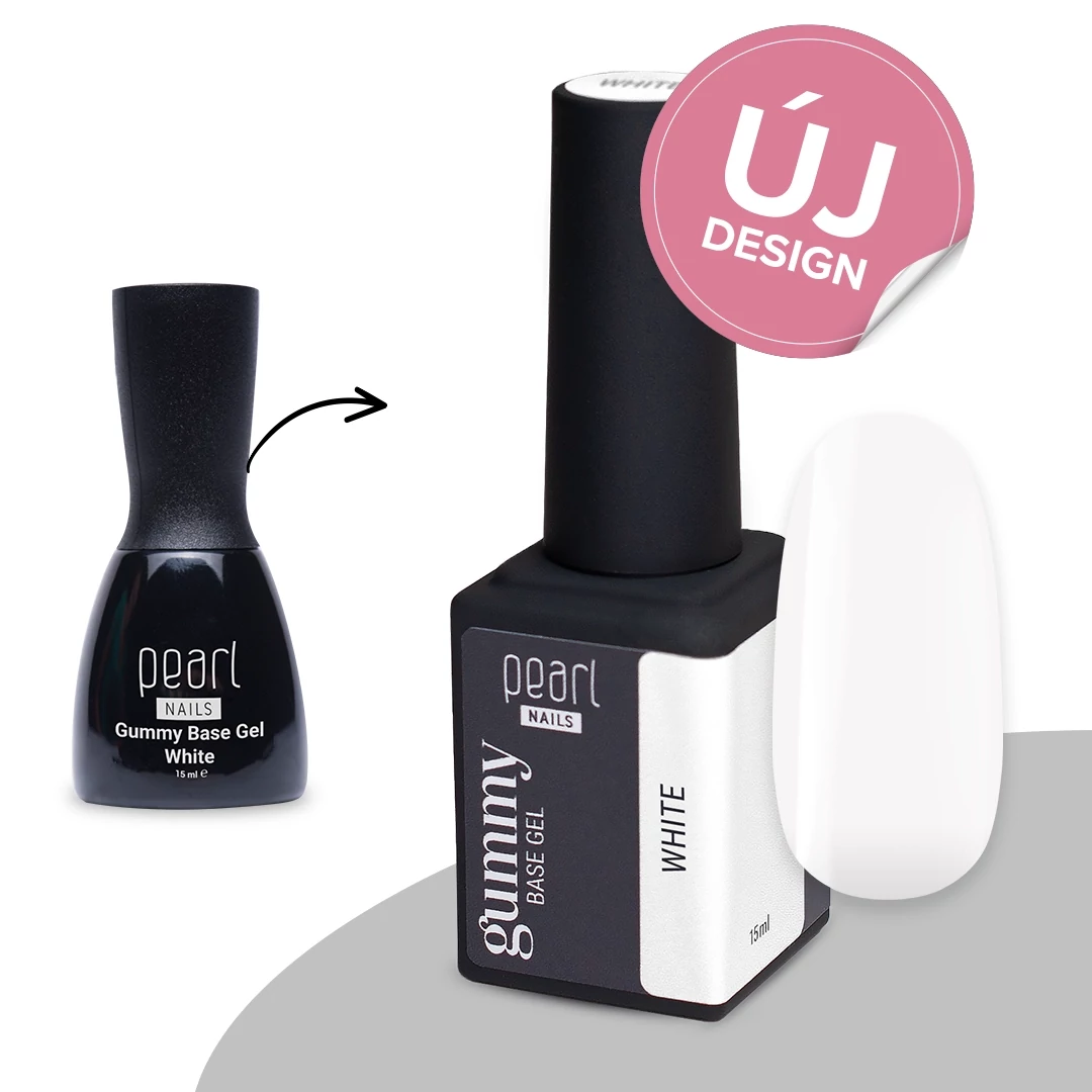Pearl Nails Gummy Base Gel 15ml - White