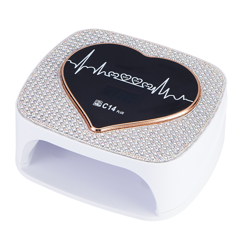 C14 Plus UV/LED Akkumulátoros Műkörmös Lámpa - 308W 67LED