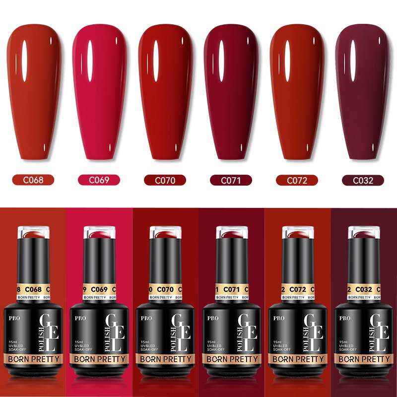 Born Pretty Pro UV/LED HEMA FREE gél lakk szett 6x15ml - BC107