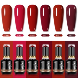 Born Pretty Pro UV/LED HEMA FREE gél lakk szett 6x15ml - BC107