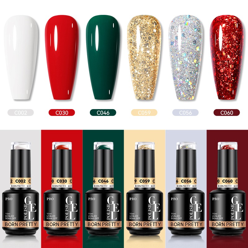 Born Pretty Pro UV/LED HEMA FREE gél lakk szett 6x15ml - BC112