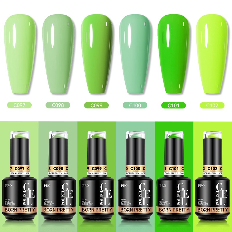 Born Pretty Pro UV/LED HEMA FREE gél lakk szett 6x15ml - BC115