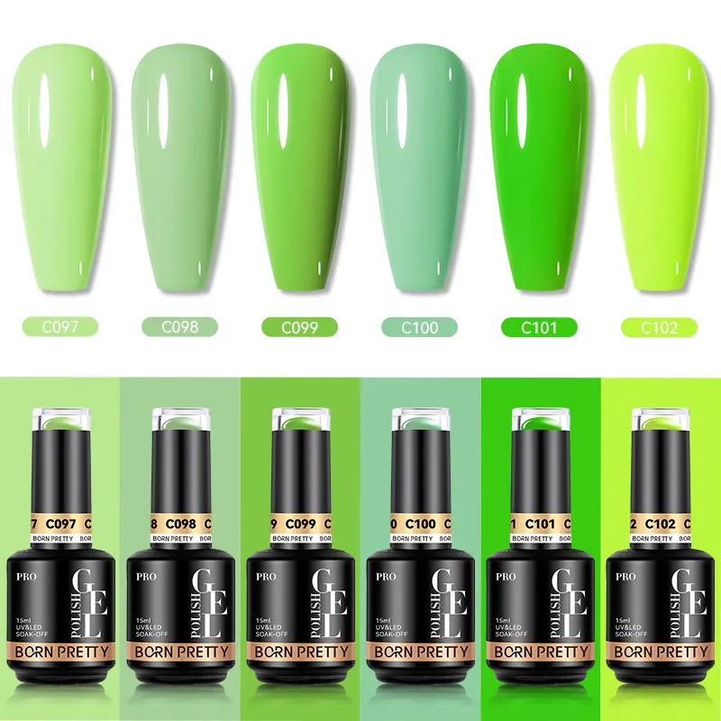 Born Pretty Pro UV/LED HEMA FREE gél lakk szett 6x15ml - BC115