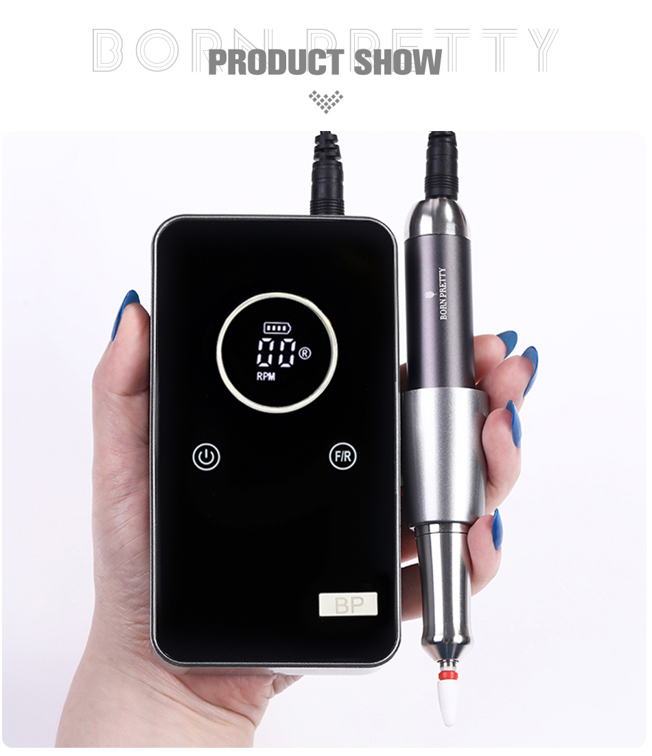 Born Pretty PRO hordozható műköröm csiszológép - 35000 RPM (másolat)