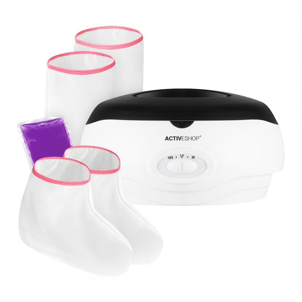 ESZTÉTIKAI HIBÁS #6 - XXL Kéz-és lábápoló Paraffingép 300W - kezdő szettel (hiba a további képeknél)