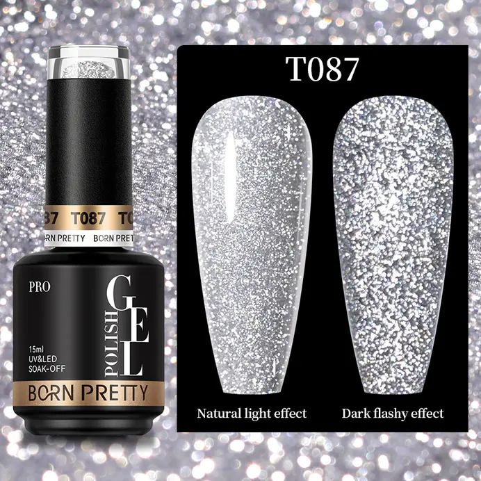 BORN PRETTY PRO UV/LED gél lakk 15 ml - T087 - Reflective Gel