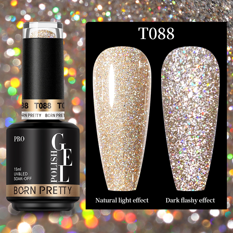 BORN PRETTY PRO UV/LED gél lakk 15 ml - T088 - Reflective Gel