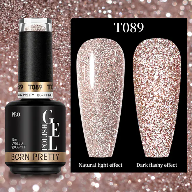 BORN PRETTY PRO UV/LED gél lakk 15 ml - T089 - Reflective Gel