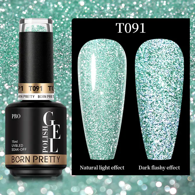 BORN PRETTY PRO UV/LED gél lakk 15 ml - T091 - Reflective Gel