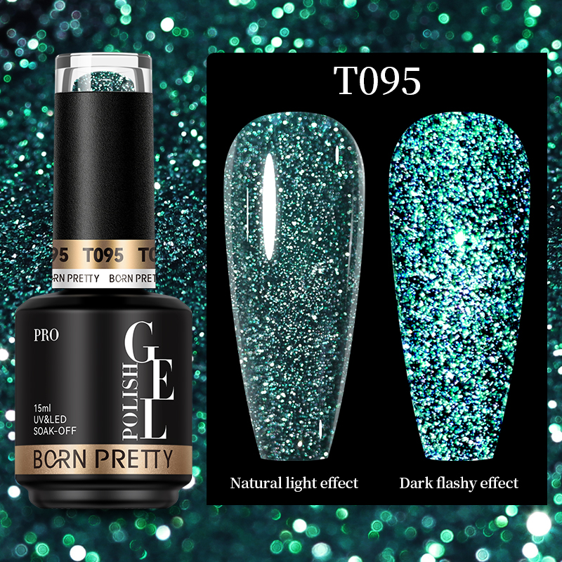 BORN PRETTY PRO UV/LED gél lakk 15 ml - T095 - Reflective Gel