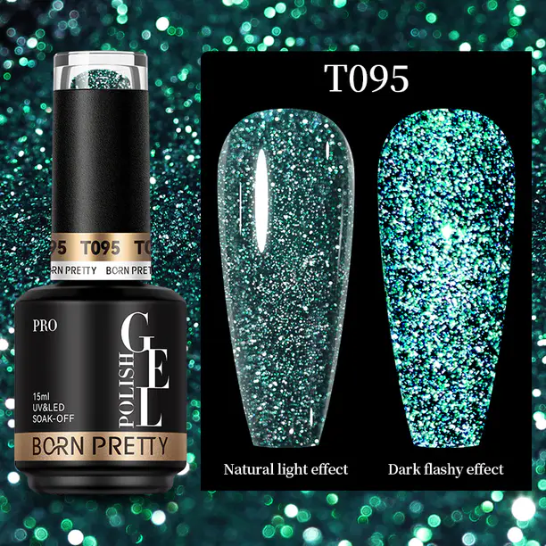BORN PRETTY PRO UV/LED gél lakk 15 ml - T095 - Reflective Gel
