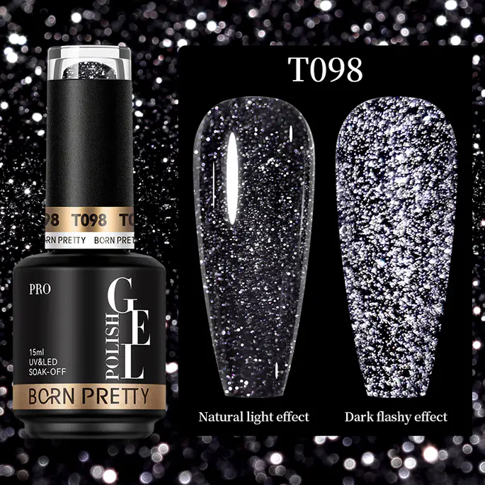 BORN PRETTY PRO UV/LED gél lakk 15 ml - T098 - Reflective Gel