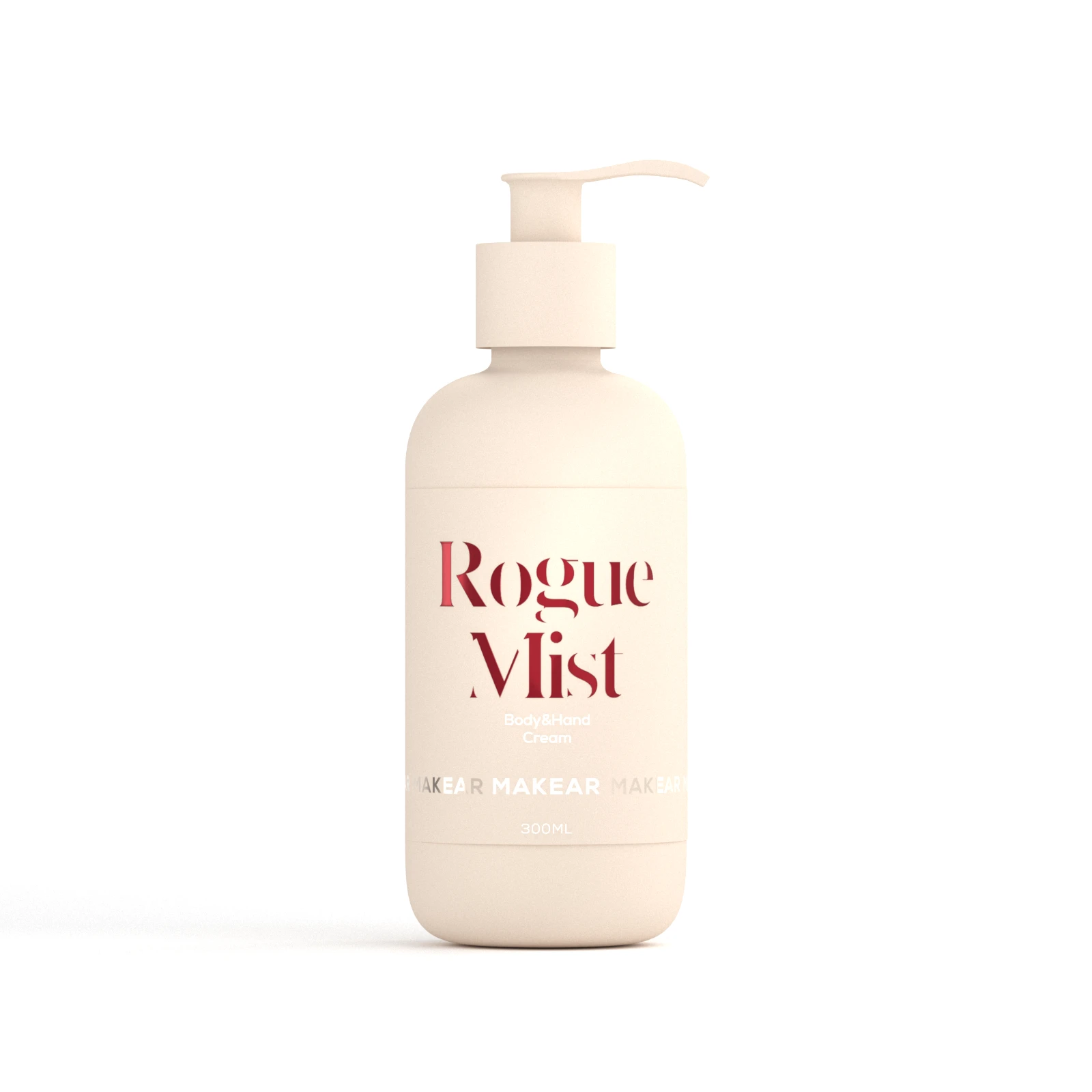 MAKEAR Kéz- és testápoló krém 300ml - parfüm illattal - ROGUE MIST