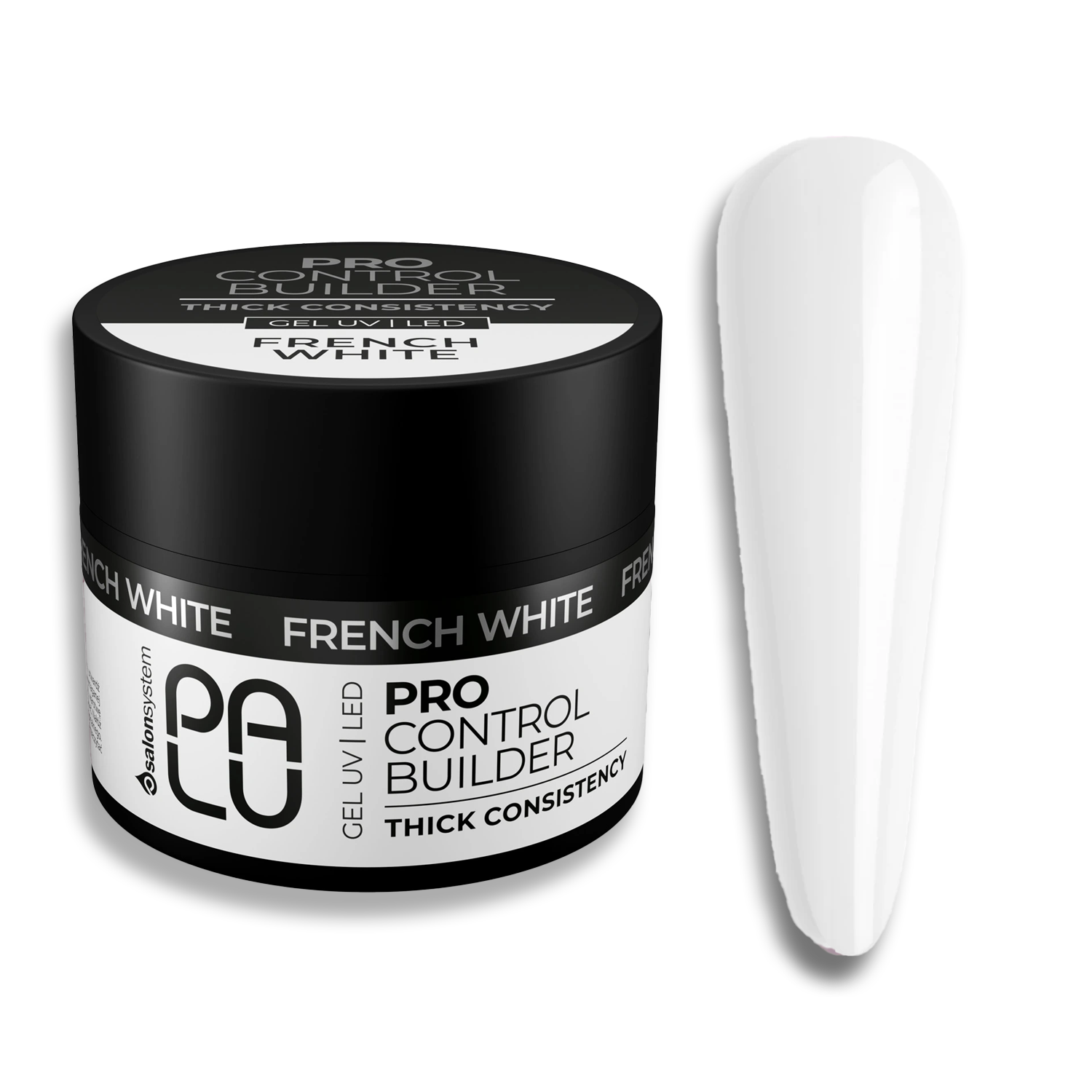 PALU PRO Control Builder Gel 45g - French White