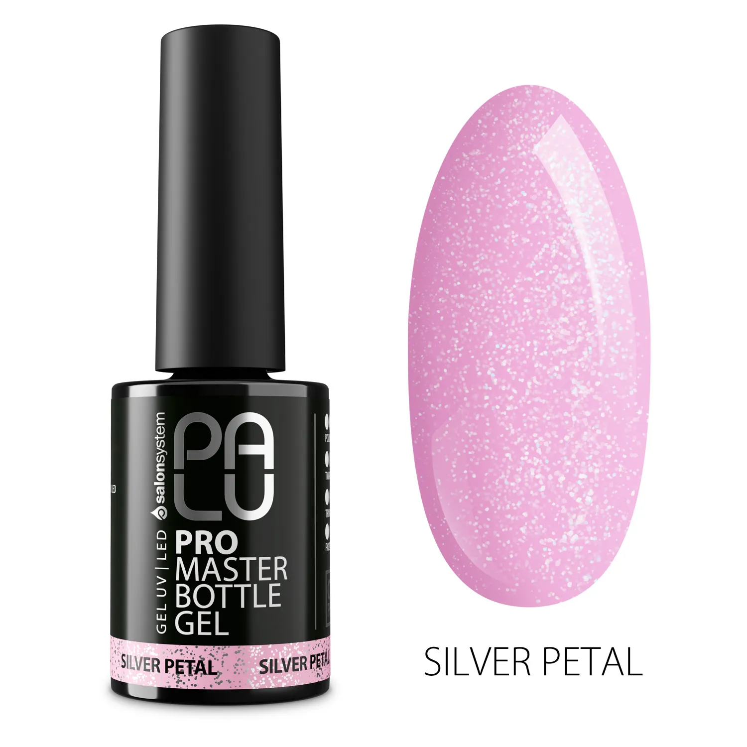 PALU Pro Master Bottle Gel 11g - Silver Petal