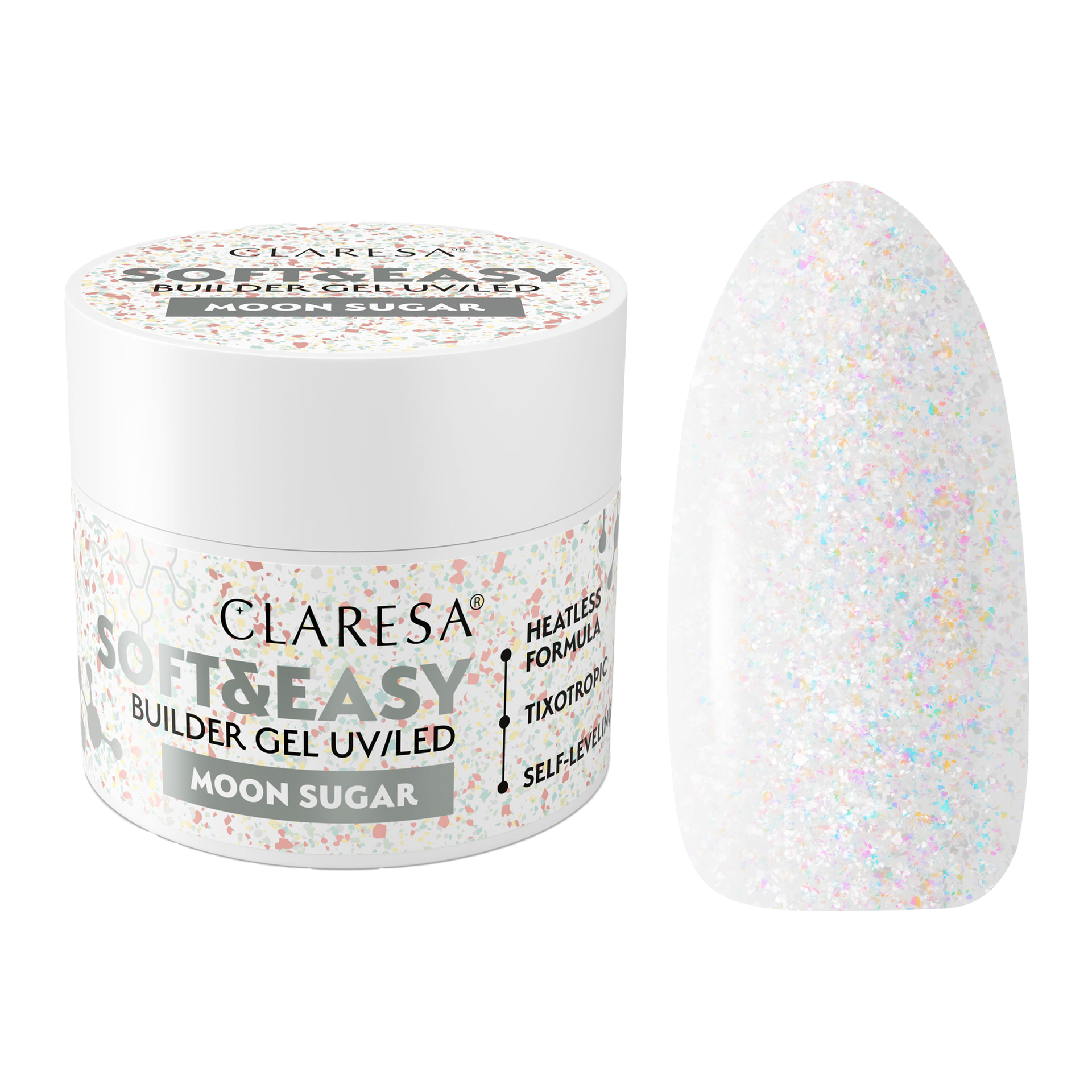 CLARESA Soft&Easy Builder Gél 45g - Moon Sugar