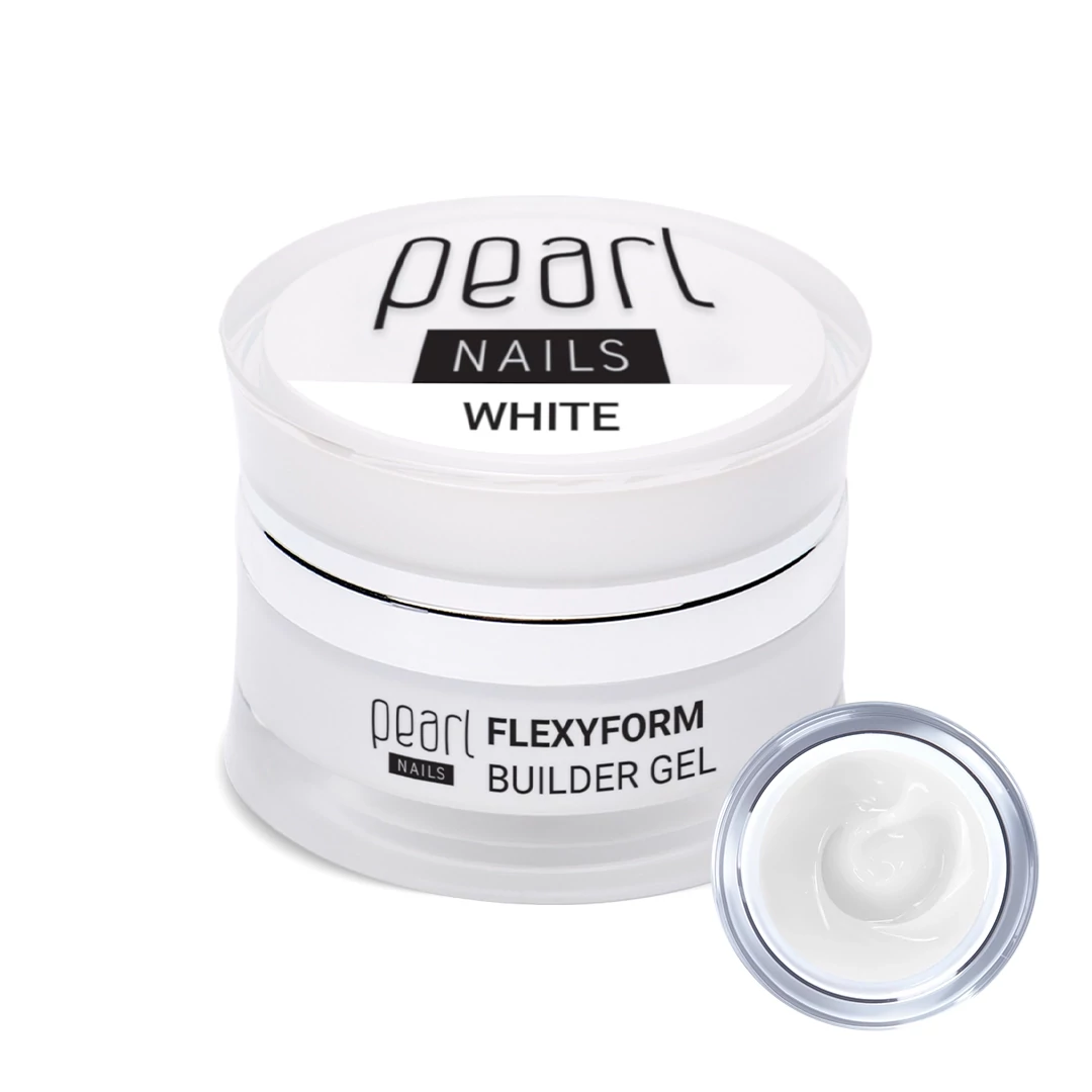 Pearl Nails - FlexyForm Builder Gel White - 15ml