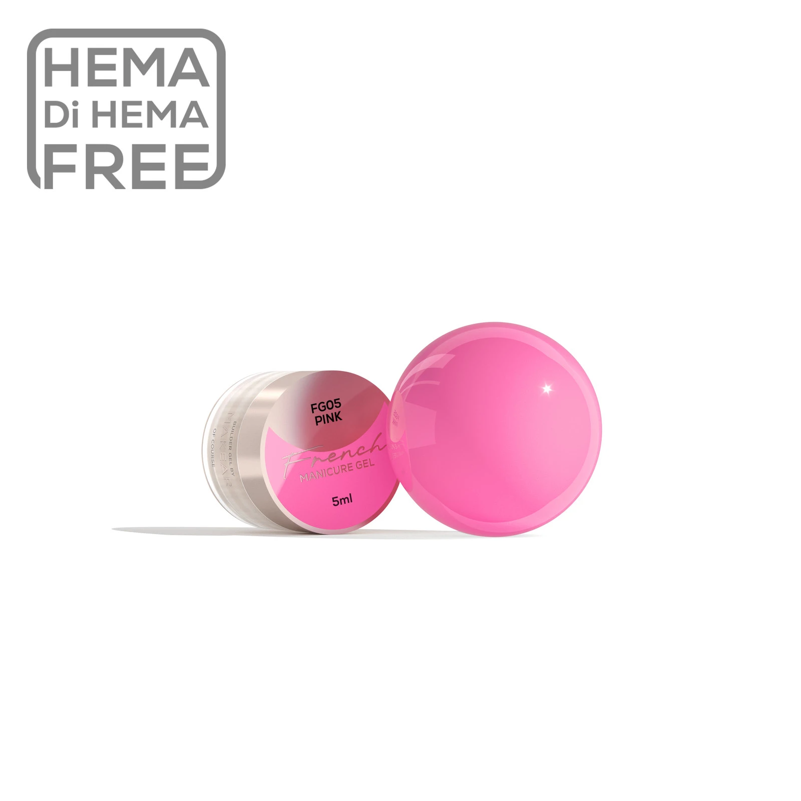 MAKEAR French Gel festőzselé FG05 - 5 ml - Pink