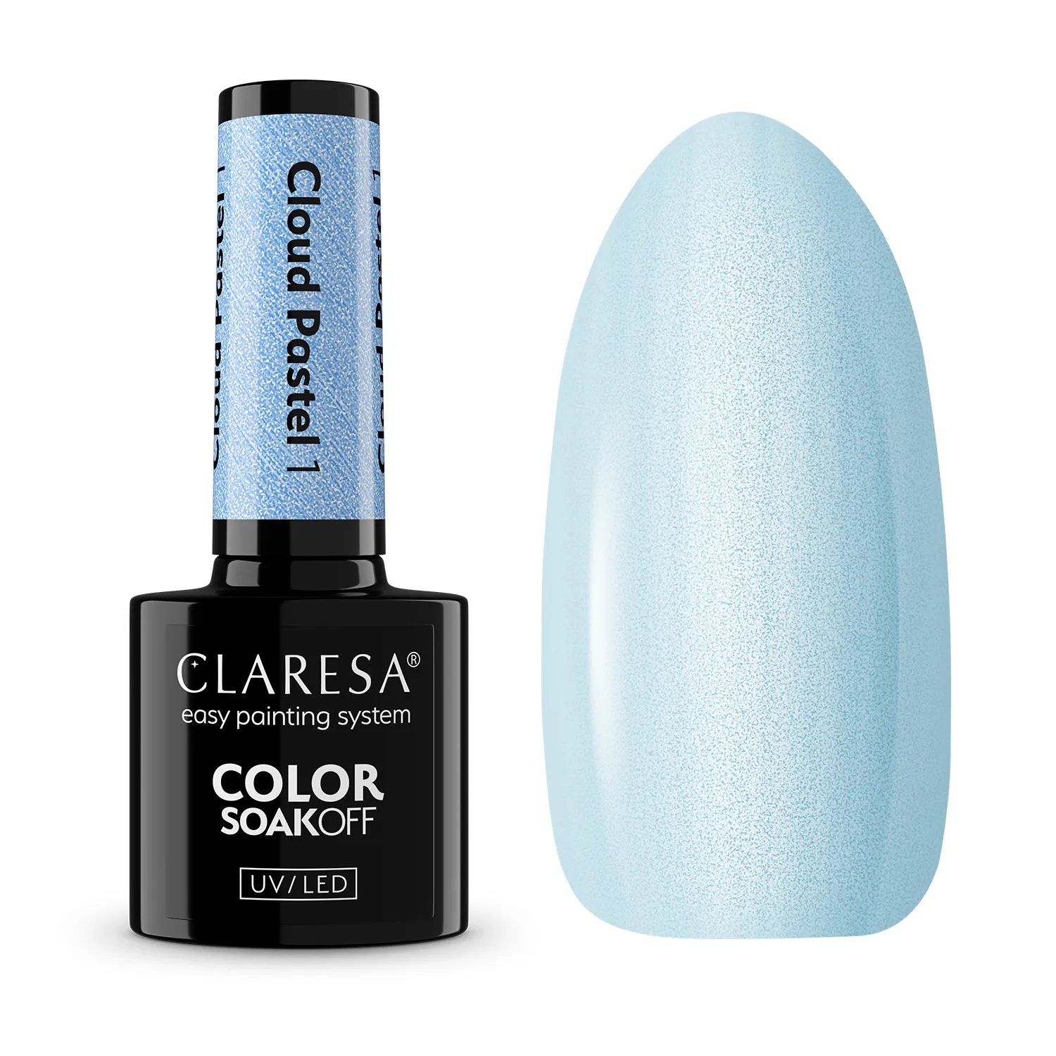 CLARESA UV/LED gél lakk 5g - Cloud Pastel 01