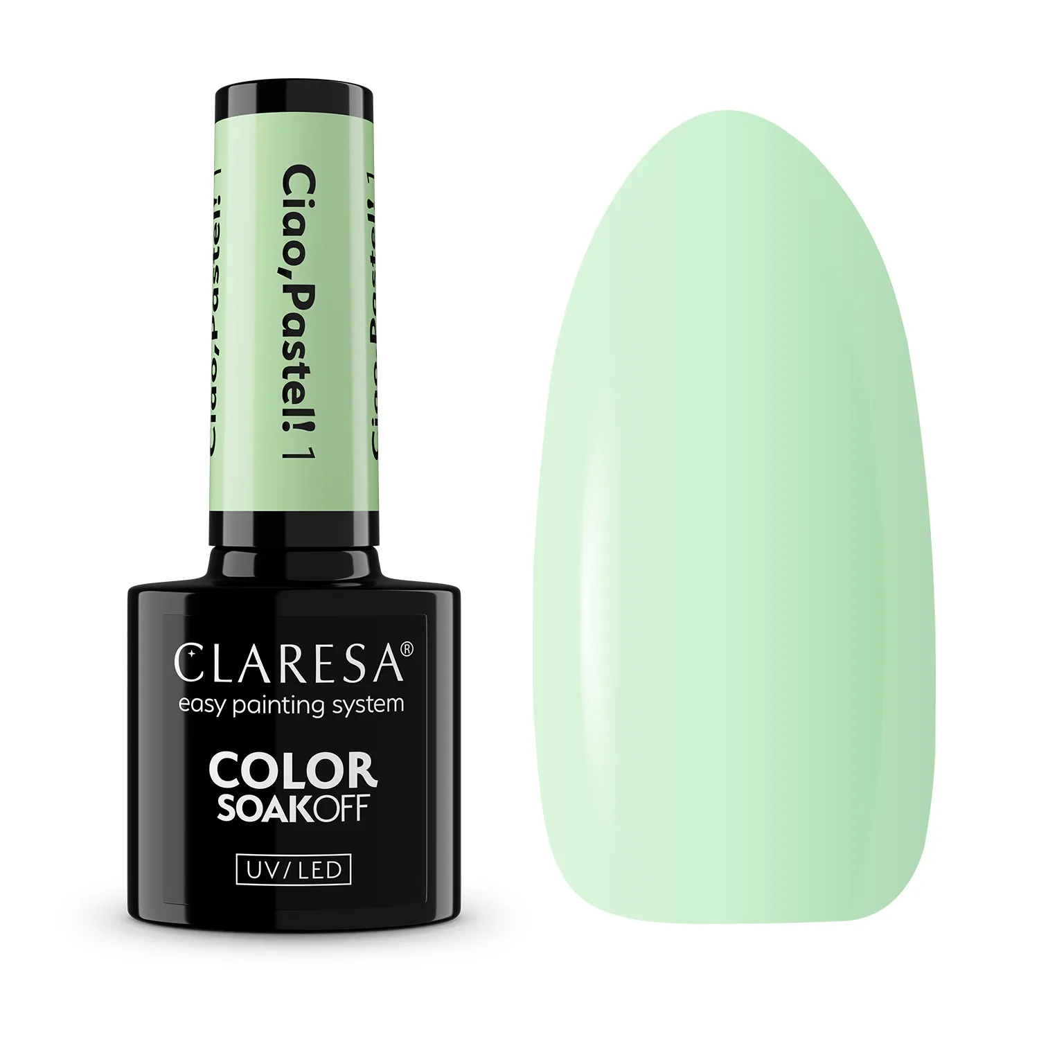 CLARESA UV/LED gél lakk 5g - Ciao, Pastel! 01