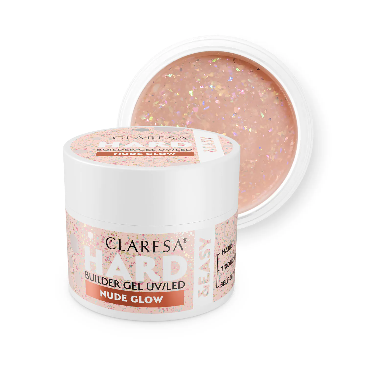 CLARESA Hard&Easy Builder Gél 45g - Nude Glow