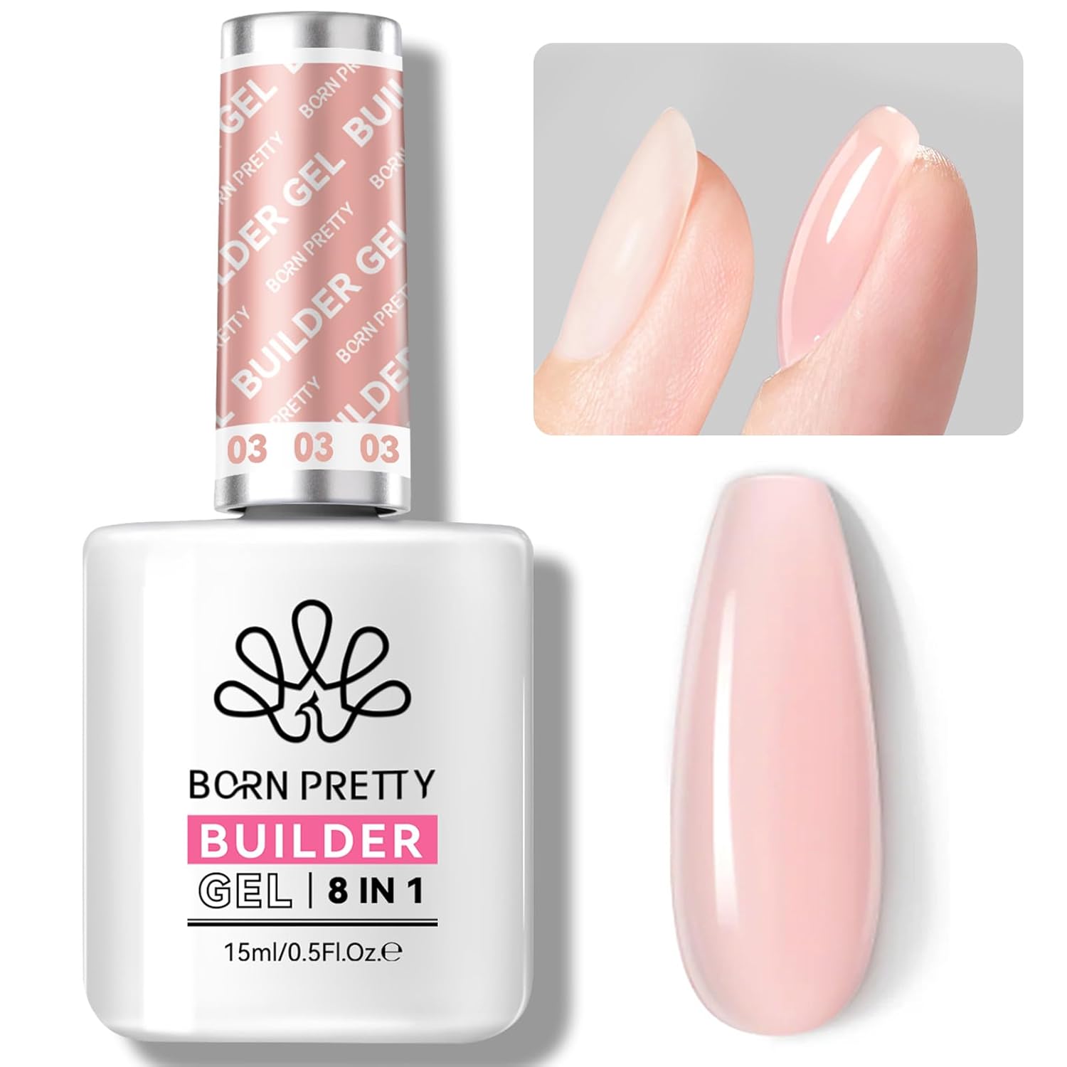 Born Pretty 8in1 Builder Gél 15 ml No.03