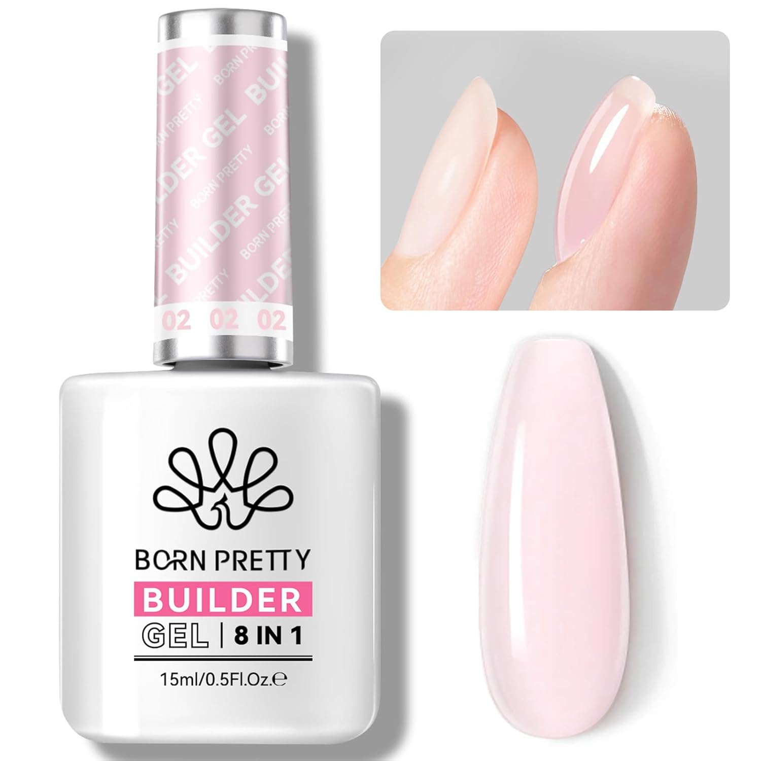 Born Pretty 8in1 Builder Gél 15 ml No.02