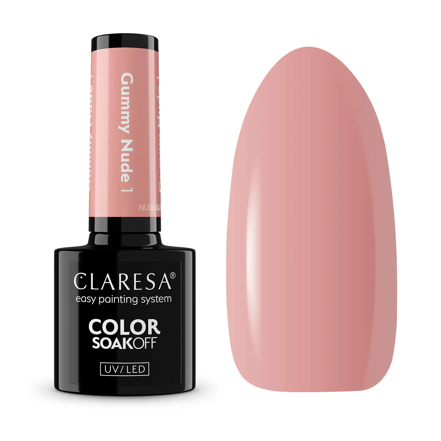 CLARESA UV/LED gél lakk 5g - Gummy Nude 1