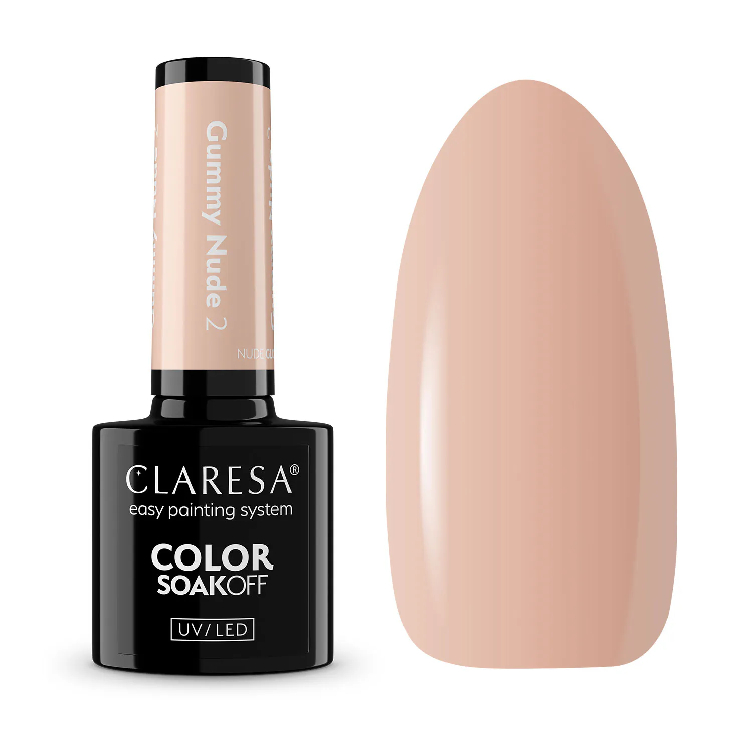 CLARESA UV/LED gél lakk 5g - Gummy Nude 2