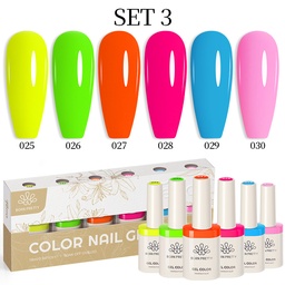 Born Pretty TERRA gél lakk szett 6x10ml - No.03 - Hema-Free