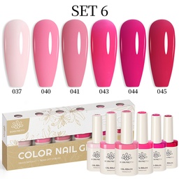 Born Pretty TERRA gél lakk szett 6x10ml - No.06 - Hema-Free