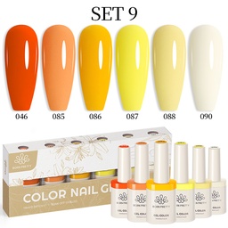 Born Pretty TERRA gél lakk szett 6x10ml - No.09 - Hema-Free